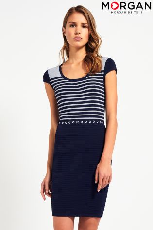 Morgan Short Sleeve Knitwear Dress